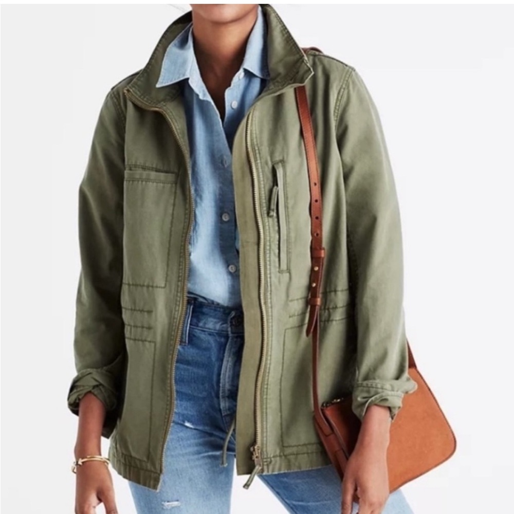 Madewell Green Passage Utility Jacket